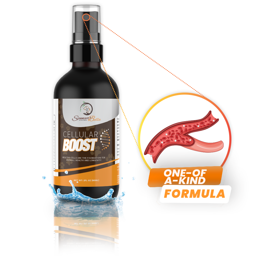 One-of-a-kind Formula for Cellular BOOST for Dogs and Cat.
